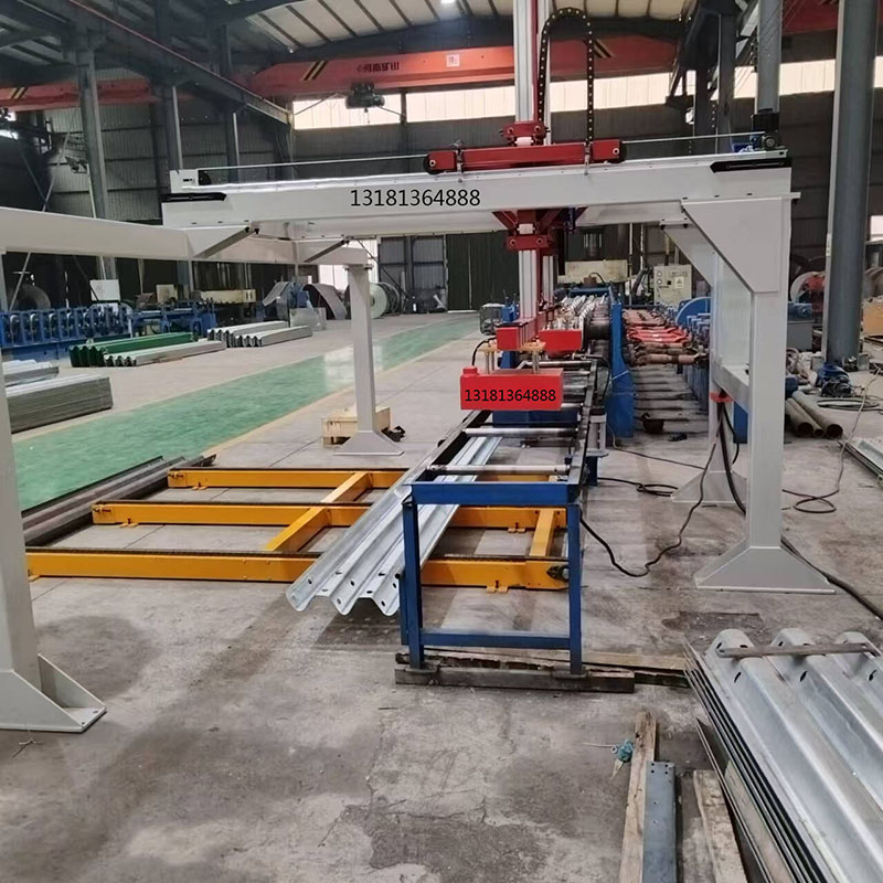 高速护栏板下板机